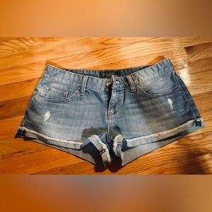 GUESS jeans shorts women, size 29, pre-owned.